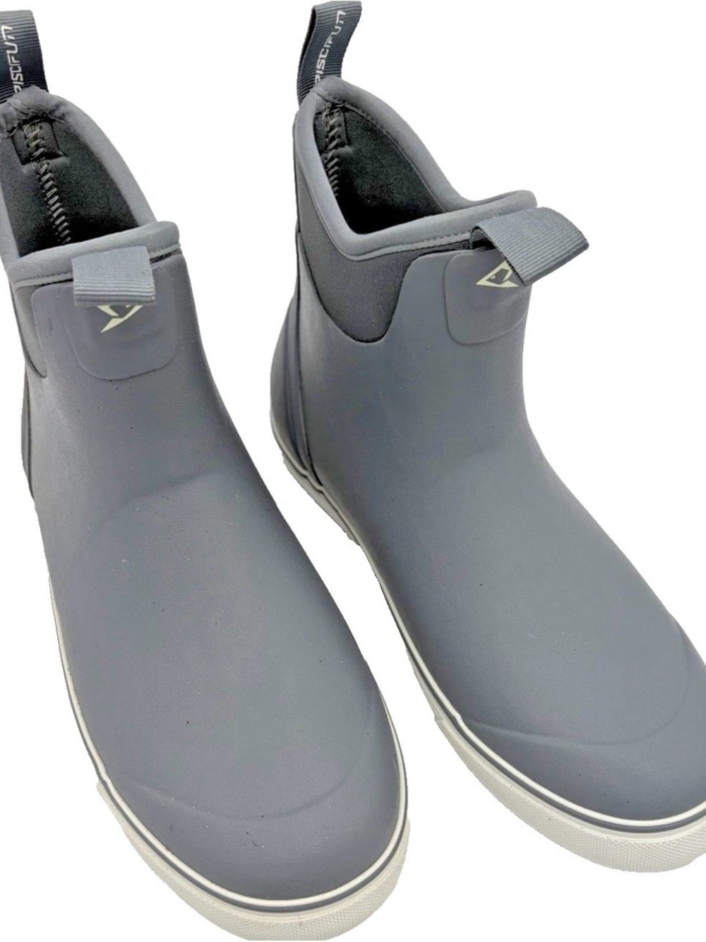 Men’s Gray Waterproof Pull-On Rain & Snow Boots